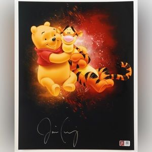 Disney Winnie the Pooh 
11" x 14" Hand Signed Photo